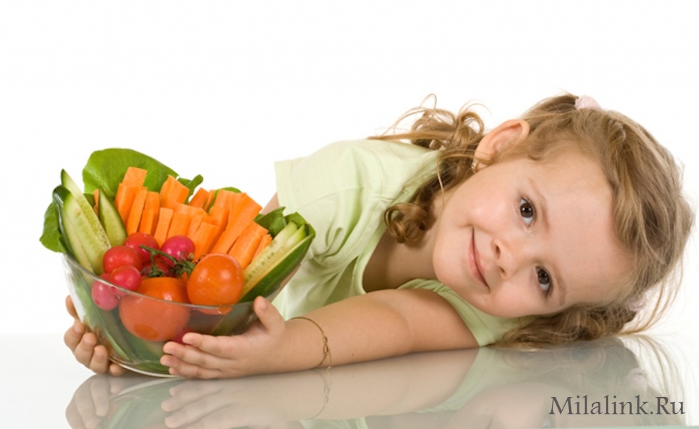 Рецепты с овощами для детей