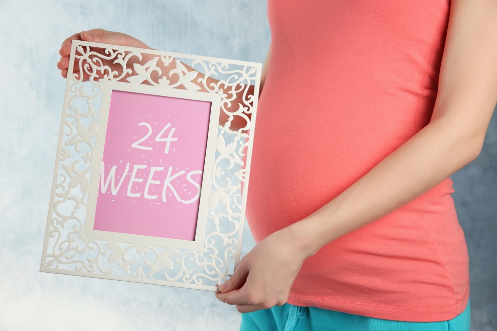 Двадцать четвертая неделя беременности: что происходит с малышом и мамой