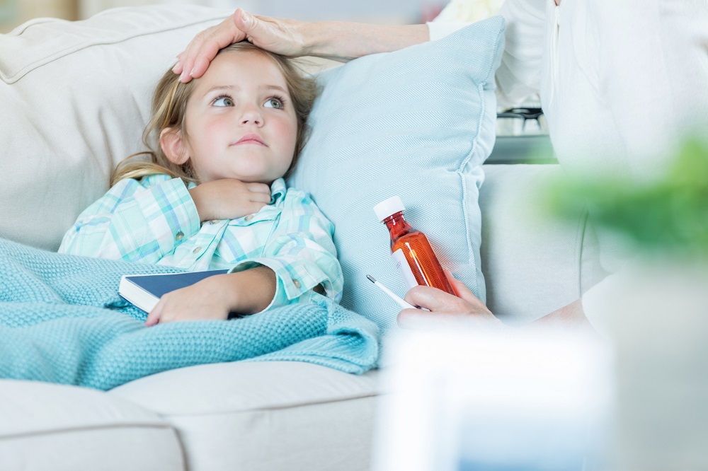 Лечение гриппа и простуды у детей