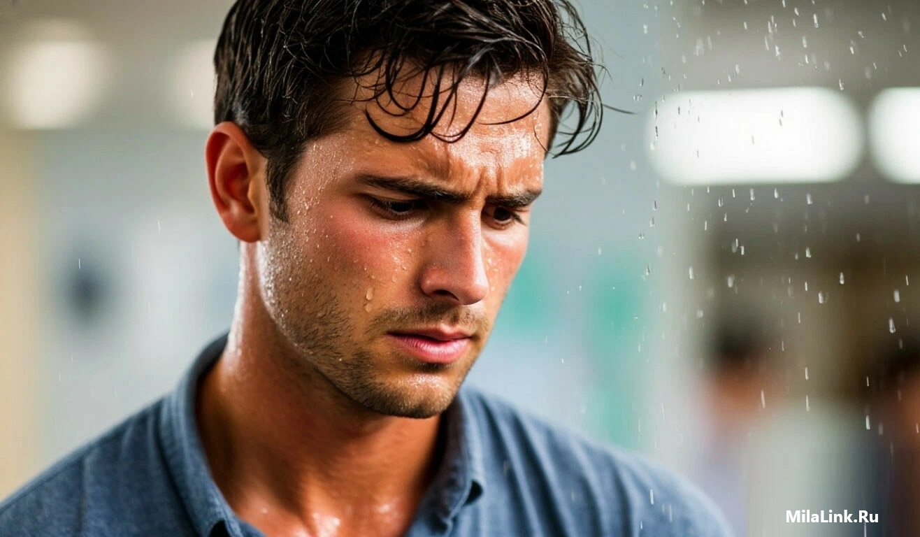 Лечение гипергидроза у мужчин: как проходит процедура